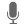 Microphone icon for online broadcasting of event
